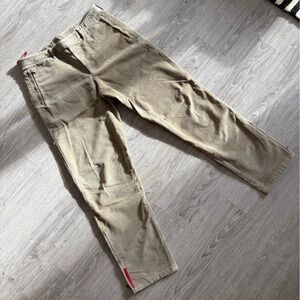 Prada Men's Corduroy Pants in Tan
